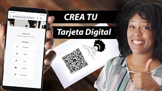 Como hacer una tarjeta digital Tarjeta de presentación digital interactiva [upl. by Clarey350]