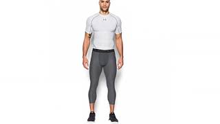 Under Armour Mens Compression Tights UA HeatGear Armour 20 Comfortable Gym Leggings for Men Li [upl. by Aihsatan220]