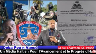 SEQUESTRATION DU SENATEUR GUY PHILIPPE PAR LA DCPJ CERTIFICAT DE GREFFE DE GUY PHILIPPE 29623 [upl. by Beau]