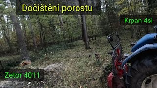 Dočištění porostu s quotBohoušemquot Krpan 4si Zetor 4011 Stihl Ms 261 [upl. by Ecinreb986]