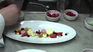 Leitner makes a dessert at 3 Michelin Bareiss [upl. by Ahilam620]