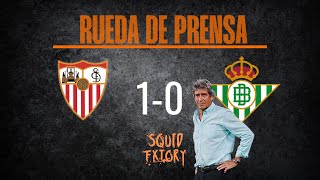 Pellegrini rueda de prensa Sevilla vs Betis [upl. by Isawk]