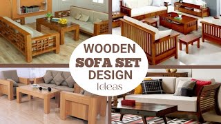 Modern Wooden Sofa Set Design Ideas Wooden Sofa Set Trends 2022 Sofa set Designs for Living Rooms [upl. by Jarlathus937]