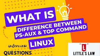 What is difference between PS AUX amp TOP Command in linux interviewquestions performancetesting [upl. by Etrem]