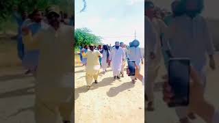 Brahui tribesmen and locals chanting slogans for their leader Mir Mutee Ur Rehman Mengal brahui [upl. by Ynoyrb]