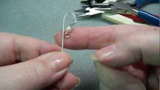 How to Make Beaded Earring Findings [upl. by Ettenay]