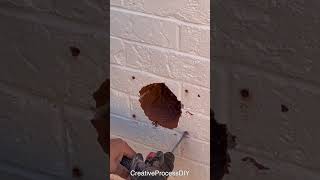 How to install a dryer vent in the brick wall [upl. by Viglione]