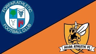 140418 Forfar Athletic v Alloa Athletic [upl. by Mechelle]