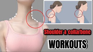 Shoulder and Collarbone Exercise  Slim Neck  Get Beautiful Slim Shoulders after 30days [upl. by Farlee]