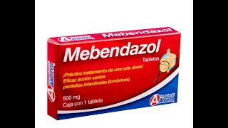 ¡Mebendazol para que sirve indicado para eliminar lombrices [upl. by Ahsenrat]