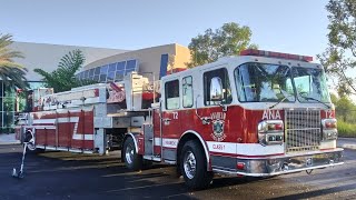 Anaheim Fire amp Rescue Truck 2 Responding [upl. by Uchida]