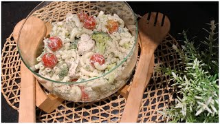 ألذ سلطة باستا منتهى اللذاذة 😋 The most delicious pasta salad [upl. by Assile]