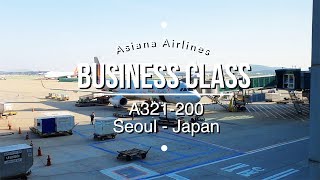 Asiana Airlines A321200 Business Class  Seoul  Japan  Traveller Passport [upl. by Whitebook302]