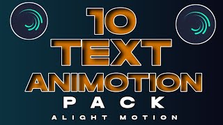 Top 10 Text Effect Alight Motion Lyrics Text Animotion Free XMl And Presents XML Fille [upl. by Ayn622]