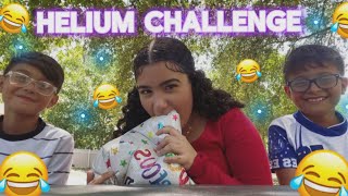 Helium Balloon Challenge😂😂funny [upl. by Dimphia]