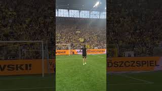 Jurgen Klopp salutes the Dortmund fans on his return to BVB [upl. by Llechtim109]