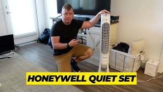 Honeywell Quiet Set Whole Room Tower Fan Review [upl. by Hgieloj]