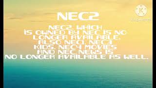 NEC Channels  Closure Slide 9th June 2015 [upl. by Onid]