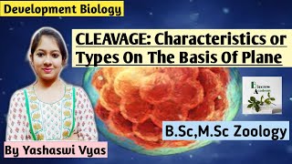 BScMScZoologyCleavage Characteristics And Types On The Basis Of PlaneBy Yashaswi Vyas [upl. by Patric]