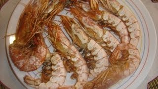 Gambas a la plancha [upl. by Kcirdle]