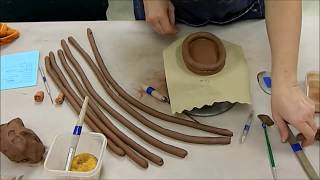 Coil Pot Construction Techniques [upl. by Ahseinod]