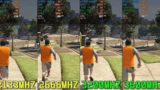 MEMORIA RAM 2133MHZ VS 2666MHZ VS 3200MHZ VS 3600MHZ [upl. by Maegan719]