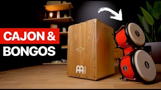 Cajon with Bongos  Groove Lesson [upl. by Ahtekahs]