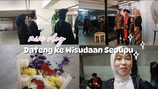 Mini vlog  Datang ke Wisudaan Sepupu di Central Park  Graduation vlog video 🫧 [upl. by Aderf]