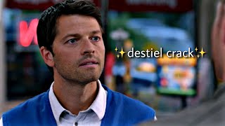 destiel being canon for 5 minutes not so straight [upl. by Zetnauq]