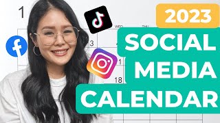 Create an EFFECTIVE Social Media Calendar  Free Social Media Calendar Template [upl. by Leighton]