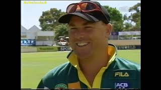 Shane Warne makes fan REALLY ANGRY that kid at the WACA [upl. by Etnohc836]