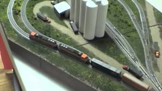 N scale TTRAK layout [upl. by Lourie]