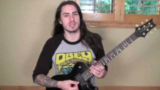 AS I LAY DYING Guitar Lesson for PlayThisRiffcom [upl. by Scandura815]