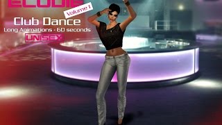 Elodie Dance Volume 1 Club Dance  SINSE Motion Capture  Second Life [upl. by Zetnod]