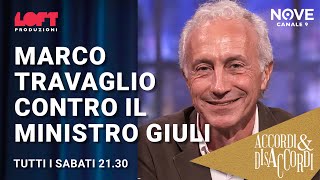 Marco Travaglio contro il ministro Giuli [upl. by Naitirb]