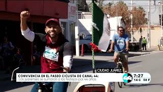 Convivencia en el paseo ciclista de canal 44 [upl. by Enilrahc201]