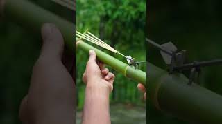 Bamboo gun DIV making idea short viral American Europe trending video [upl. by Eetse]