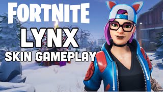 Fortnite Season 7 NEW LYNX Skin Gameplay [upl. by Nimsay]