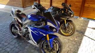 Yamaha R1 RN22  First start after Winter Pierwsze uruchomienie po zimie 4K UHD [upl. by Sheeran]