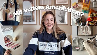 Mit vettem Amerikában 🇺🇸 Trader Joes bevásárlás és USA haul [upl. by Mcclenaghan]