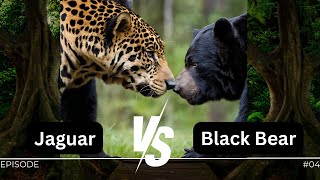 Big Fight Jaguar Vs Black Bear [upl. by Mayrim856]