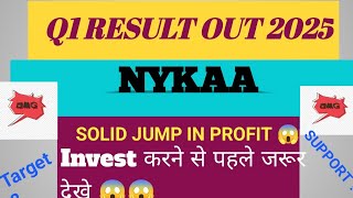 NYKAA Q1 RESULT NYKAA SHARE LATEST NEWS NYKAA STOCK ANALYSIS NYKAA Target support NYKAA news [upl. by Anabel207]