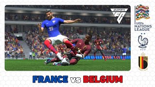 FRANCE vs BELGIUM  UEFA Nations League 202425 [upl. by Burg]