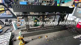 Peloton Tread repair  review  timelapse build video [upl. by Nitsrek183]