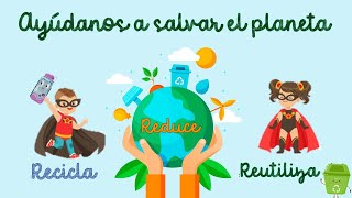 Clase virtual las 3 R  El tesoro del reciclaje cuento para niños [upl. by Enid366]