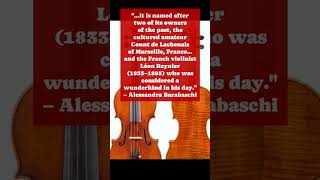 The 1681 Reynier Comte de Chesnais Stradivarius [upl. by Inaluahek]