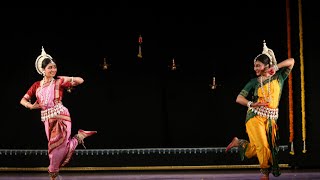 Radha Rani Sange Nache Murali Pane  Odissi Dance  Mahima Debashrita [upl. by Tecil]