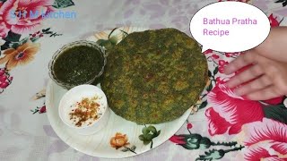 Bathua Paratha Recipe Bathua Paratha Kaise Banaen [upl. by Crystie]