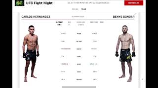 Carlos Hernandez vs Denys Bondar prediction [upl. by Nalyk341]