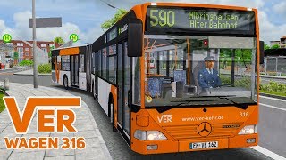 OMSI 2 Mit dem VER Wagen 316 durch Waldhofen 1  MB O530G  BusSimulator [upl. by Urbana544]